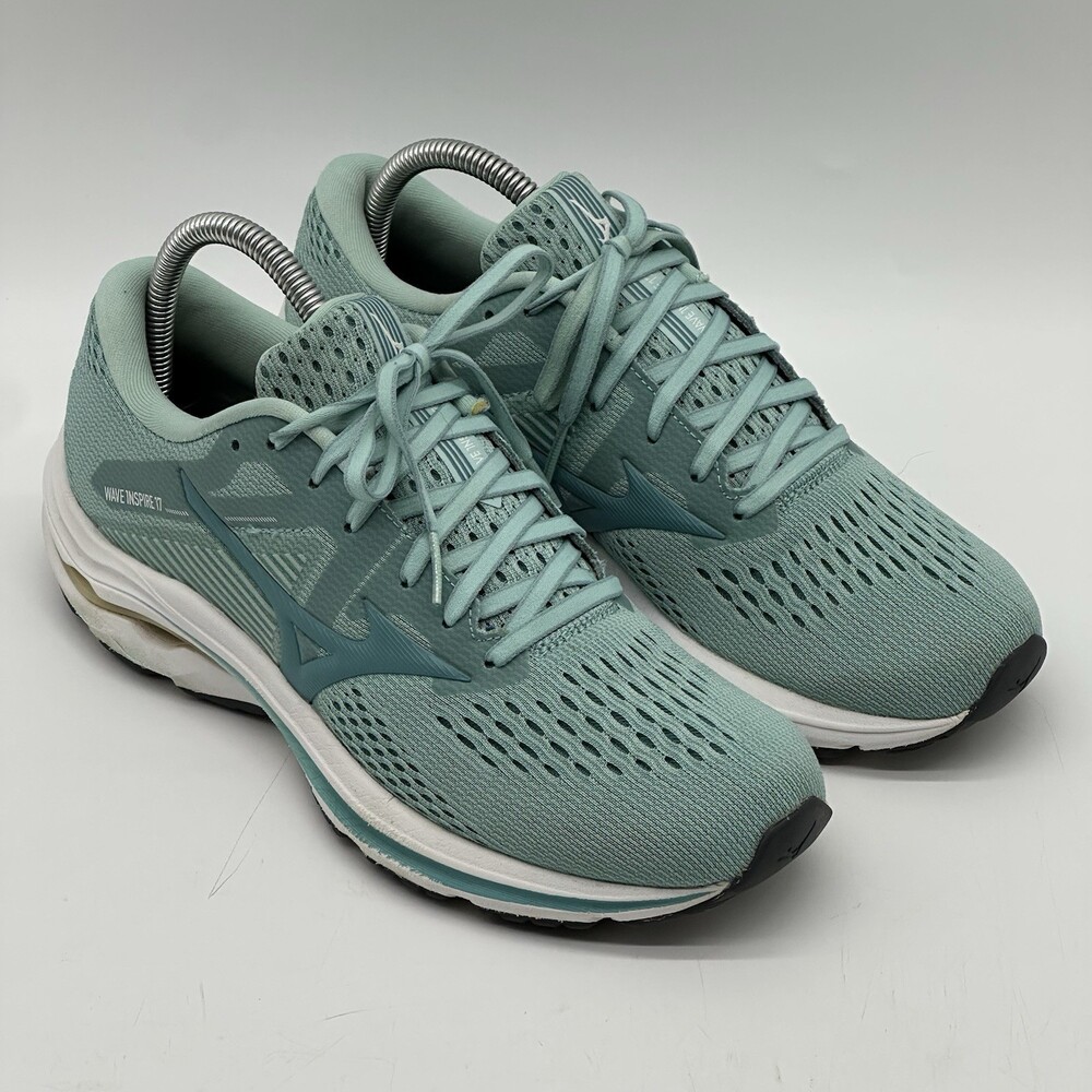 Mizuno Wave Inspire 17 Light Blue Athletic Running Shoes - Women's Size 8.5